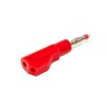 Mueller Electric Red Male Banana Plug, 4 mm Connector, Solder Termination, 1kV, 20A BU-32614-2