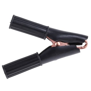 Mueller Electric Black Crocodile Clip, Beryllium Copper Plated Steel Contact, 50A Insulated BU-46A-0L
