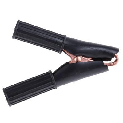 Mueller Electric Black Crocodile Clip, Beryllium Copper Plated Steel Contact, 50A Insulated BU-46A-0L