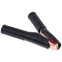 Mueller Electric Black Crocodile Clip, Beryllium Copper Plated Steel Contact, 50A Insulated BU-46A-0L