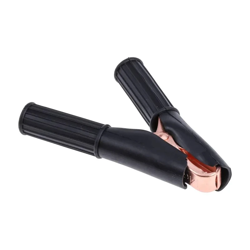 Mueller Electric Black Crocodile Clip, Beryllium Copper Plated Steel Contact, 50A Insulated BU-46A-0L
