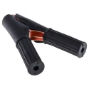 Mueller Electric Black Crocodile Clip, Beryllium Copper Plated Steel Contact, 50A Insulated BU-46A-0L