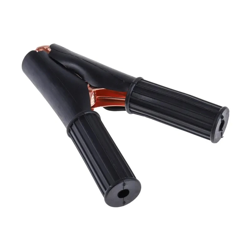 Mueller Electric Black Crocodile Clip, Beryllium Copper Plated Steel Contact, 50A Insulated BU-46A-0L