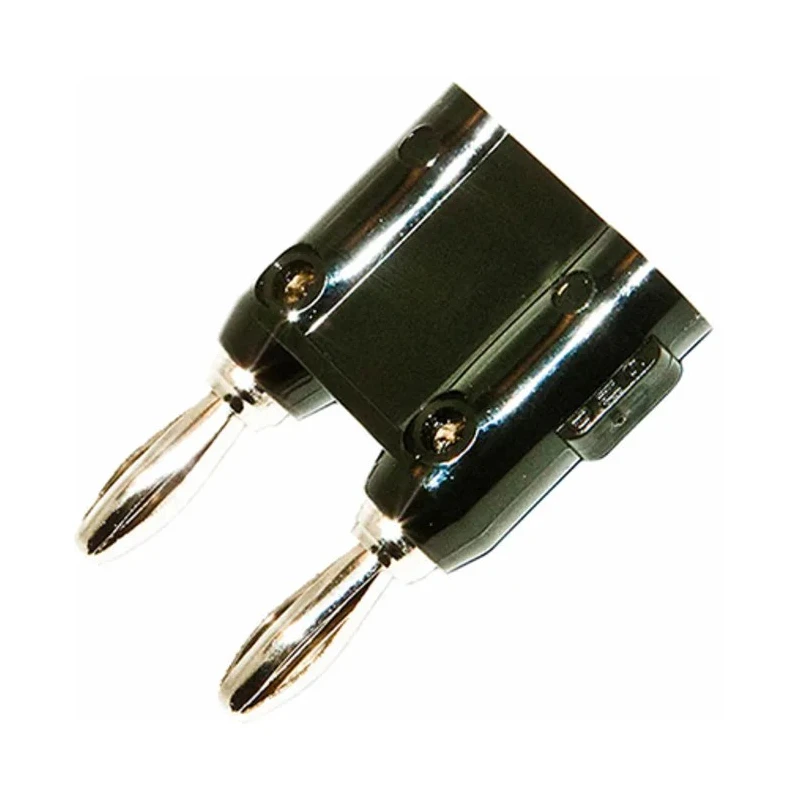 Mueller Electric Black Male Banana Plug 4 mm Connector 5 kV 15 A Nickel Plating BU-P1330-0