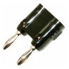 Mueller Electric Black Male Banana Plug 4 mm Connector 5 kV 15 A Nickel Plating BU-P1330-0