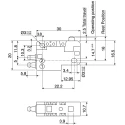 Crouzet Plunger Pneumatic Manual Control Valve 81 Series 2.5 mm Port, 3/2 Valve Function, 8 bar Maximum Pressure 81290001