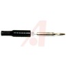 Mueller Electric Black Male Banana Plug, 4 mm Connector, 1500V DC, 15A, Nickel Plating BU-P5169-0