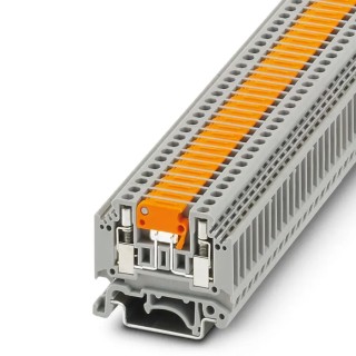 Phoenix Contact MTK-P/P MIT SPERRE Series Knife Disconnect Terminal Block Grey, 0.2 mm² to 4 mm², 1-Level, Screw 3104107