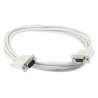 Roline Male D-Sub 9-Pin to Female DB9 Serial Cable, 3 m Length, Polyvinyl Chloride Jacket 11.01.6230-50