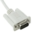 Roline Male D-Sub 9-Pin to Female DB9 Serial Cable, 3 m Length, Polyvinyl Chloride Jacket 11.01.6230-50