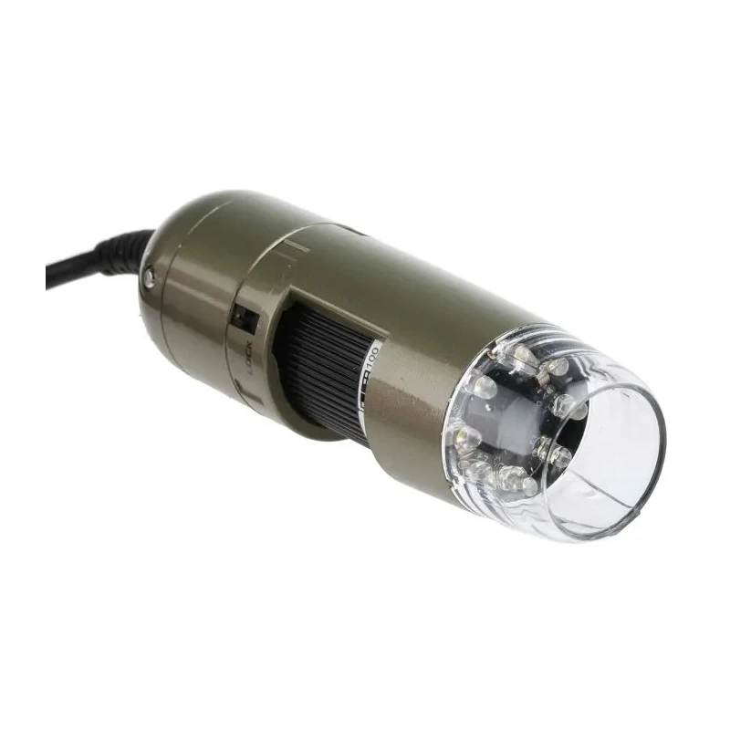 Dinolite Dino-Lite Premier USB Digital Microscope, 20x to 90x Magnification, 1280 x 1024 Pixels, White LED AM4113TL