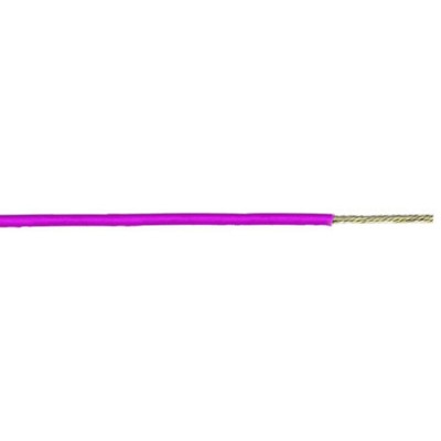 Alpha Wire Hook Up Wire PVC Series Pink 0.52 mm² 20 AWG 10/0.25 mm Copper Conductor 305 m 300V Polyvinyl Chloride 3053 PK001