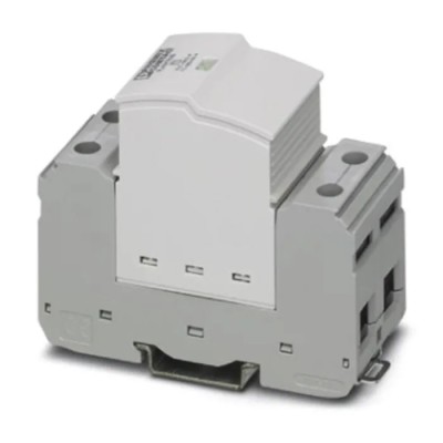 Phoenix Contact 1 Phase Surge Protector, 50 kA Maximum Surge Current, 2 kV Voltage Protection Rating, DIN Rail Mount 2905415