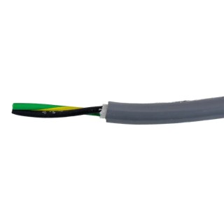 Alpha Wire Ecogen Ecoflex PUR Control Cable 2 Cores 0.78mm² 18 AWG Unscreened 30 m Grey Modified Polyphenylene 80032 SL005