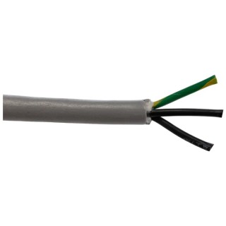 Alpha Wire Ecogen Ecoflex PUR Control Cable 3 Cores 0.5mm² 20 AWG Unscreened 600V 30m 90°C 80021 SL005