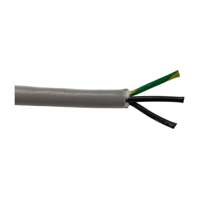 Alpha Wire Ecogen Ecoflex PUR Control Cable 3 Cores 0.5mm² 20 AWG Unscreened 600V 30m 90°C 80021 SL005