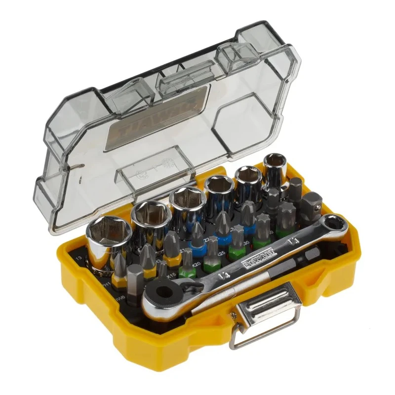 DeWALT Pozidriv Phillips Slotted Screwdriver Bit Set 24 Pieces DT71516-QZ