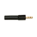 Mueller Electric Black and Red Test Connector Adapter with Brass Contacts and Gold Plating BU-P72914-0