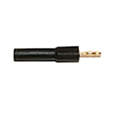 Mueller Electric Black and Red Test Connector Adapter with Brass Contacts and Gold Plating BU-P72914-0
