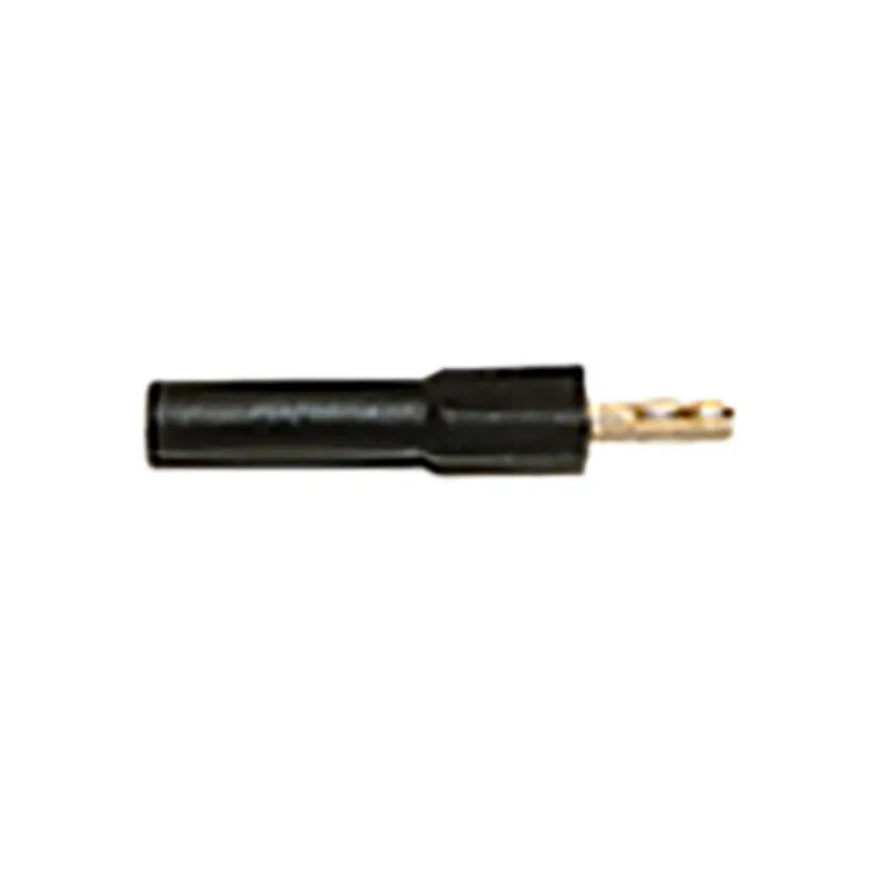 Mueller Electric Black and Red Test Connector Adapter with Brass Contacts and Gold Plating BU-P72914-0