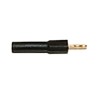 Mueller Electric Black and Red Test Connector Adapter with Brass Contacts and Gold Plating BU-P72914-0