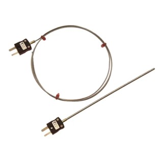 RS PRO Type T Mineral Insulated Thermocouple 1 m Length, 1.5 mm Diameter, -100 °C to 400 °C Temperature Range 891-9097
