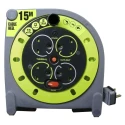 RS PRO 15 m 4 Socket Type G Cable Reel Case Reel, 240V 889-2488
