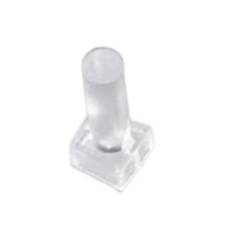 Bivar Surface 1-Way Straight Rigid LED Light Pipe Clear, 3 mm VLP-300-F