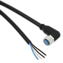 TE Connectivity Sensor Actuator Cable Female 3 Way Right Angle to Unterminated, 24V dc, 1.5 m 1-2273012-1