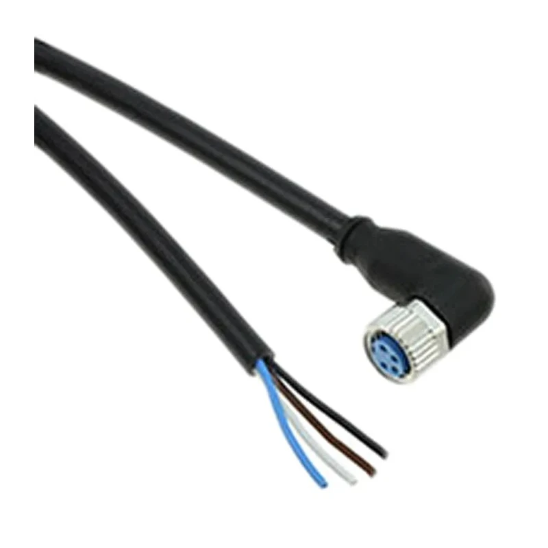 TE Connectivity Sensor Actuator Cable Female 3 Way Right Angle to Unterminated, 24V dc, 1.5 m 1-2273012-1