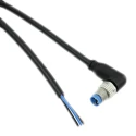 TE Connectivity Male 3 Way Right Angle to Unterminated Free End Sensor Actuator Cable 1.5 m 1-2273008-1