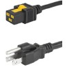 Schurter IEC C19 to 3-Pin Japanese Power Cord PVC Black 2 m 16A 125, 250V AC 6051.2051