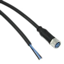 TE Connectivity Female 3 Way M8 to Unterminated Free End Sensor Actuator Cable 1.5m 60V AC 2273001-1