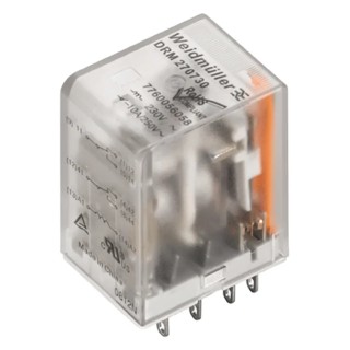 Weidmüller Panel Power Relay 24V dc Coil 5A Switching Current 4PDT DRM Series 7760056079