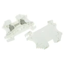 Weidmüller WDU Series Feed Through Terminal Block 2.5mm², 1-Level Screw Termination, White 1036800000