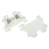 Weidmüller WDU Series Feed Through Terminal Block 2.5mm², 1-Level Screw Termination, White 1036800000