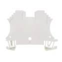 Weidmüller WDU Series Feed Through Terminal Block 2.5mm², 1-Level Screw Termination, White 1036800000
