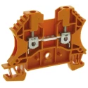 Weidmüller WDU Series Feed Through Terminal Block Orange, 2.5mm², 1-Level, Screw Termination, 800V, 24A 1020060000