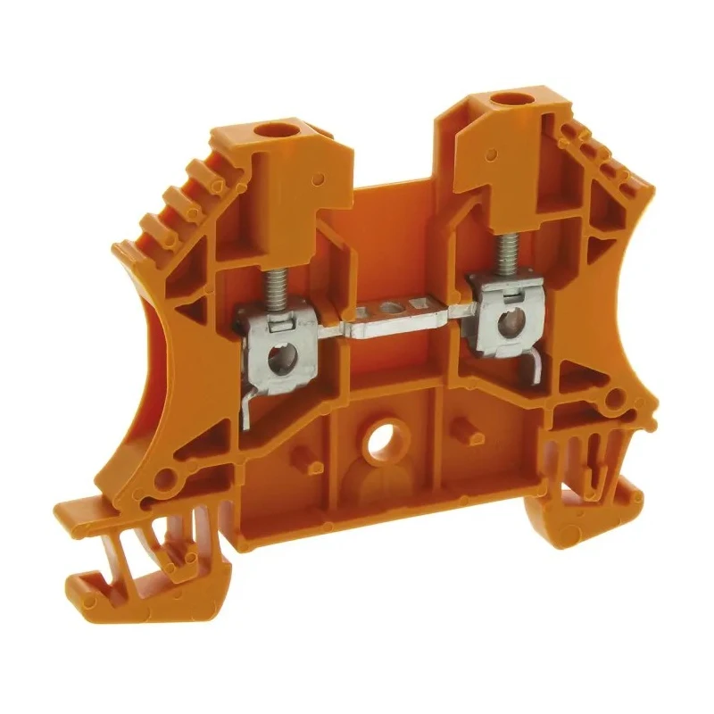 Weidmüller WDU Series Feed Through Terminal Block Orange, 2.5mm², 1-Level, Screw Termination, 800V, 24A 1020060000