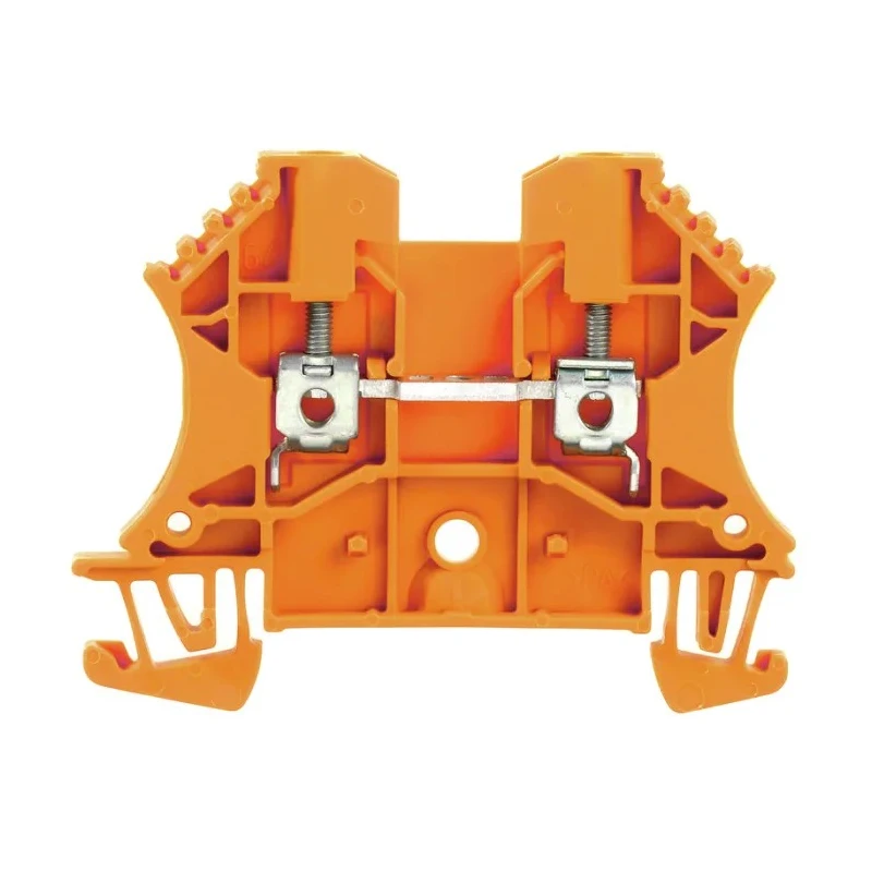 Weidmüller WDU Series Feed Through Terminal Block Orange, 2.5mm², 1-Level, Screw Termination, 800V, 24A 1020060000