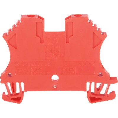 Weidmüller Feed Through Terminal Block Red 2.5mm² 1-Level Screw Termination ATEX Certified 1020040000