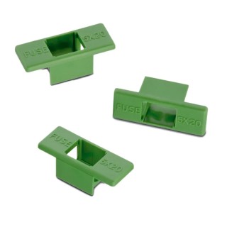 Wurth Elektronik Polyamide Base Mount Fuse Holder Cover, Compatible with 5 x 20 mm Fuse, UL94V0 Flame Rating 696122003001