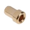 Staubli Gold Female Banana Socket 2 mm Connector Solder Termination 30V 60V dc 10A Gold Plating 23.1000
