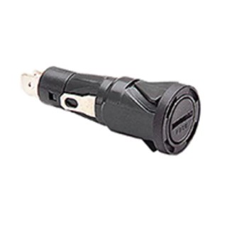 Bulgin 16A Panel Mount Fuse Holder, 1 Pole, Compatible with 6.3 x 32 mm Fuse, 250V ac C0345RAAAA