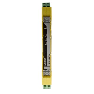 Pilz PSR- 24V dc Safety Relay with 3 Safety Contacts and 3 Auxiliary Contacts MC20-3NO-1DO-24DC-SC