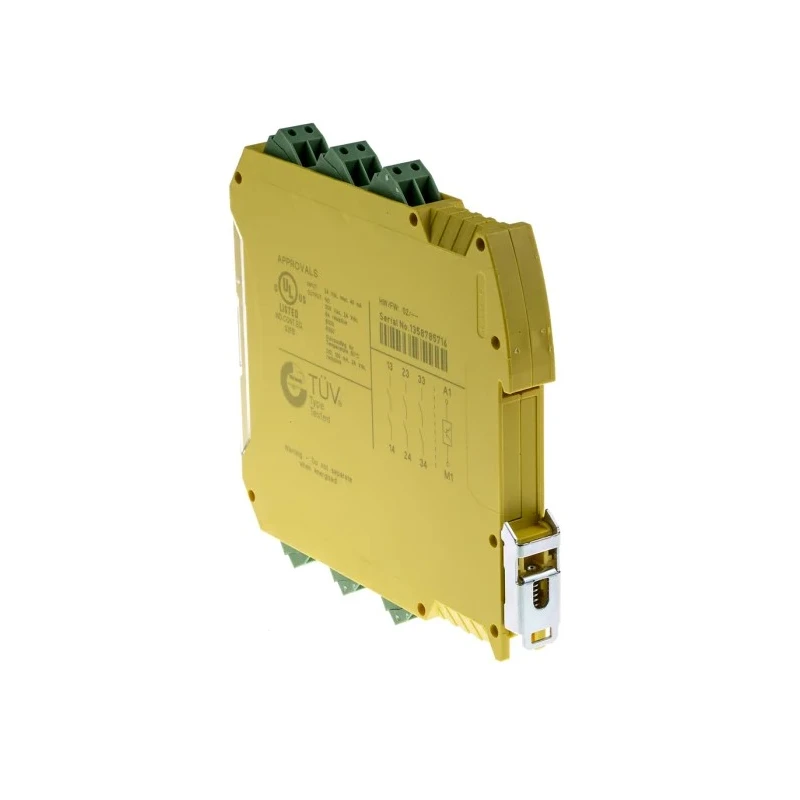 Pilz PSR- 24V dc Safety Relay with 3 Safety Contacts and 3 Auxiliary Contacts MC20-3NO-1DO-24DC-SC