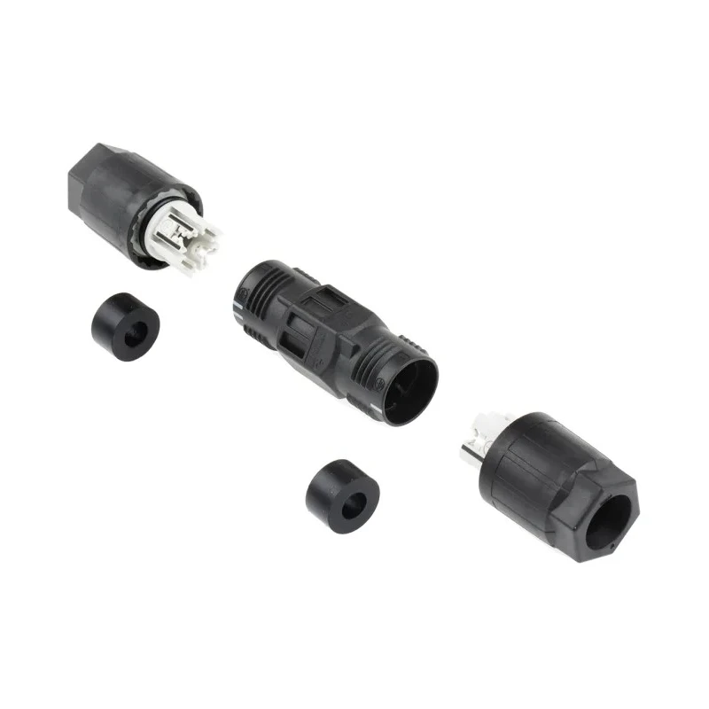 Phoenix Contact Circular Connector Cable Socket Female 3 Contacts 1kV 17.5A IP68 IP69K QPD Series 