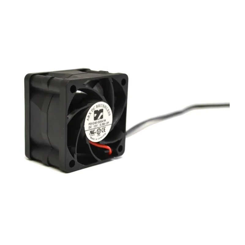 ARX CeraDyna Series High Temperature 40x40x28 mm Axial Fan 12V DC 3.72W 1.3A FD1240-D0042M2AL
