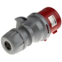 Scame Optima IP44 Red Cable Mount 6P+PE Straight Industrial Power Connector 32A 415V IP44 