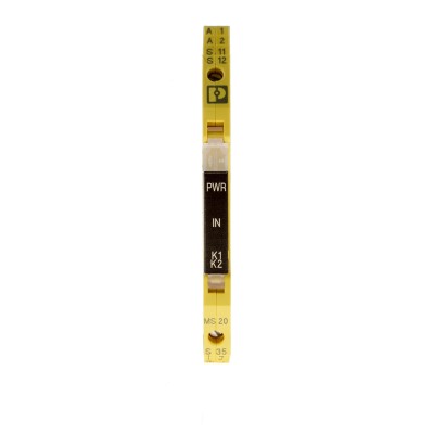 Phoenix Contact 24V dc Safety Relay PSR-MS20-1NO-1DO-24DC-SC with 1 Safety Contact and 1 Auxiliary Contact
